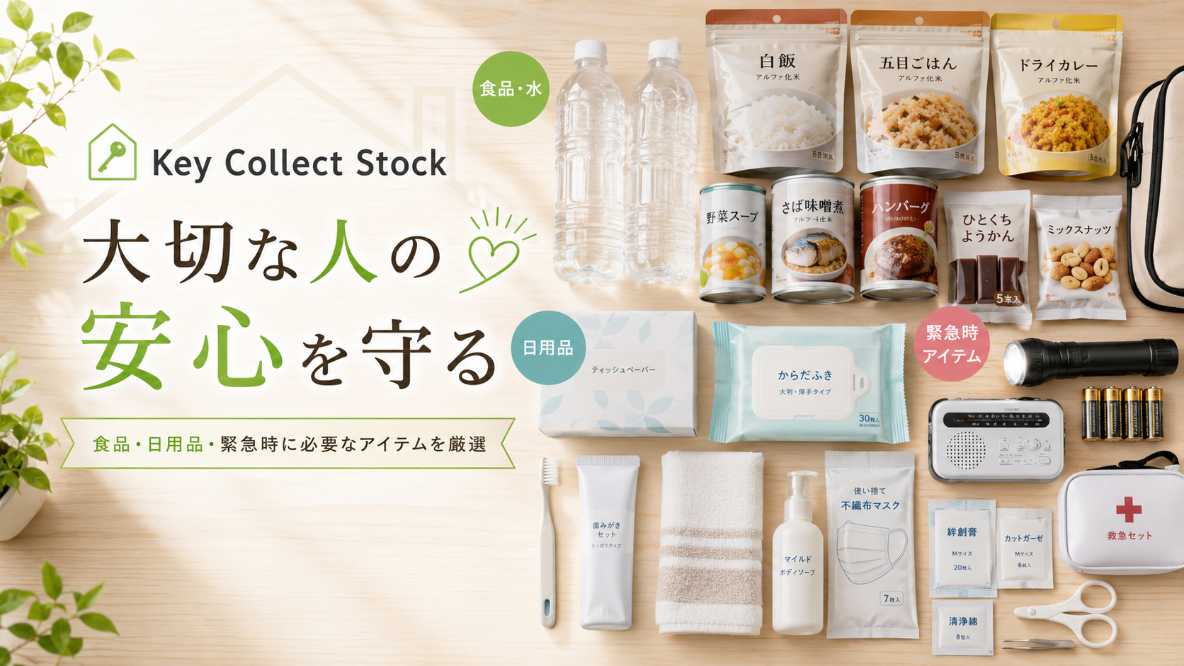 食品・日用品・緊急時アイテムを厳選